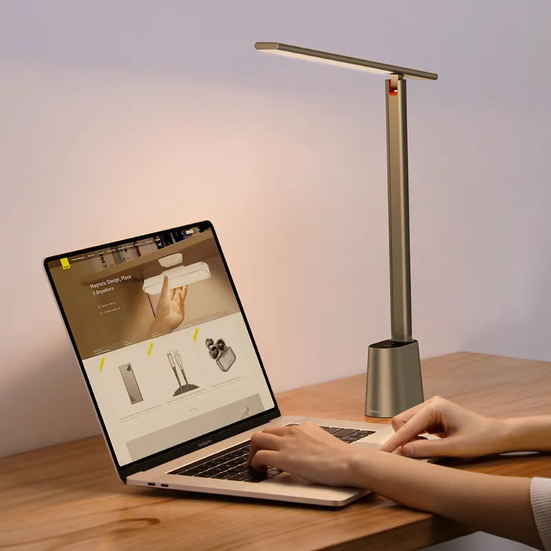چراغ مطالعه تاشوی قابل شارژ باسئوس Baseus Smart Eye Series Rechargeable Desk Lamp