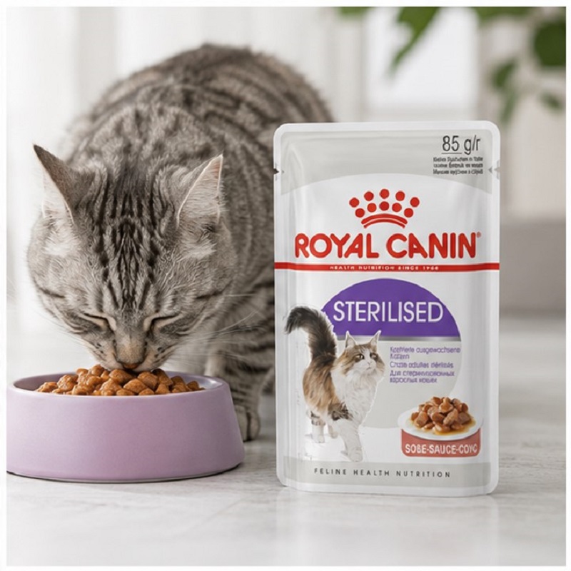 پوچ رویال کنین گربه عقیم شده 85 گرم RoyalCanin Sterilised