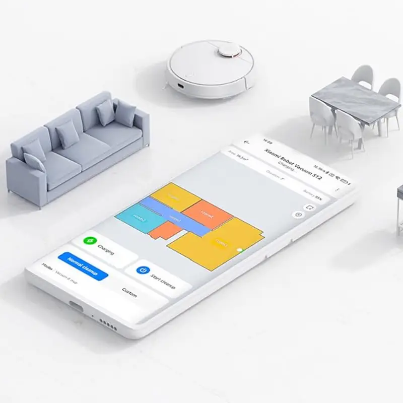 جارو رباتیک شیائومی مدل Xiaomi S12 Robot Vacuum Cleaner