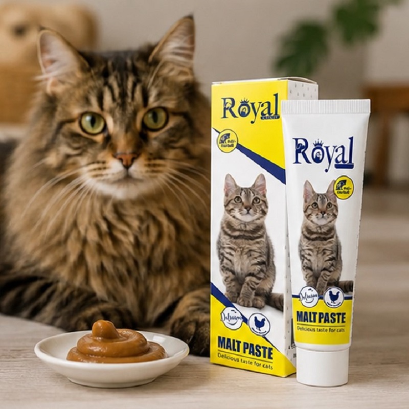خمیر مالت گربه رویال کوکو با طعم مرغ 100گرم Royal Coco Paste