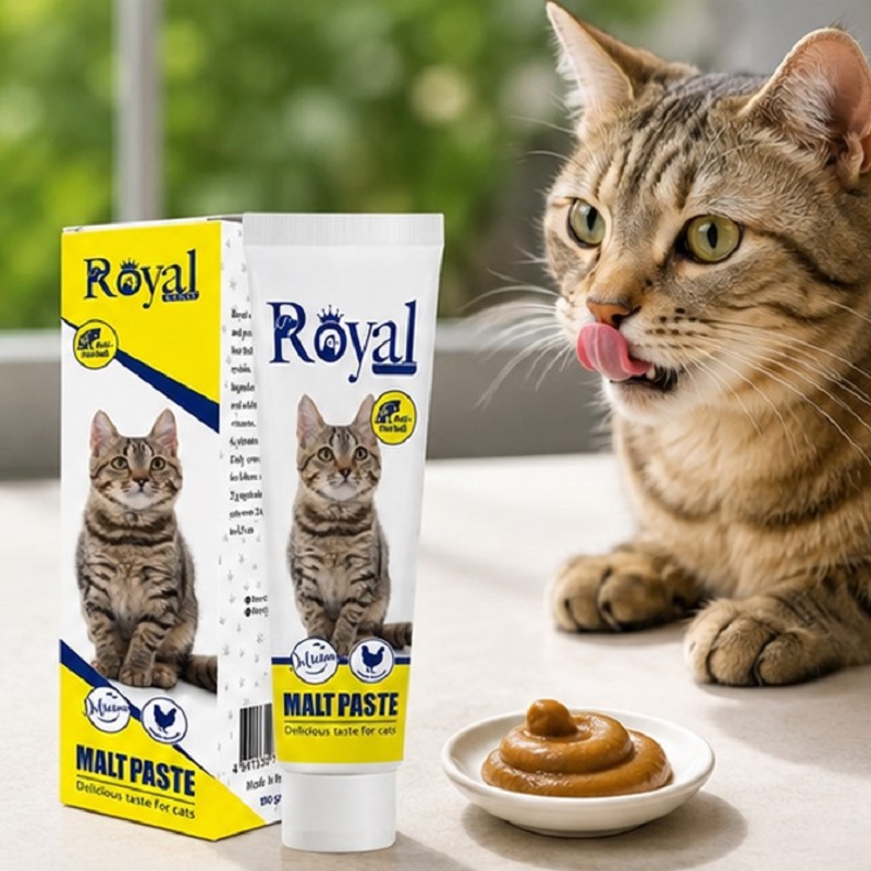 خمیر مالت گربه رویال کوکو با طعم مرغ 100گرم Royal Coco Paste