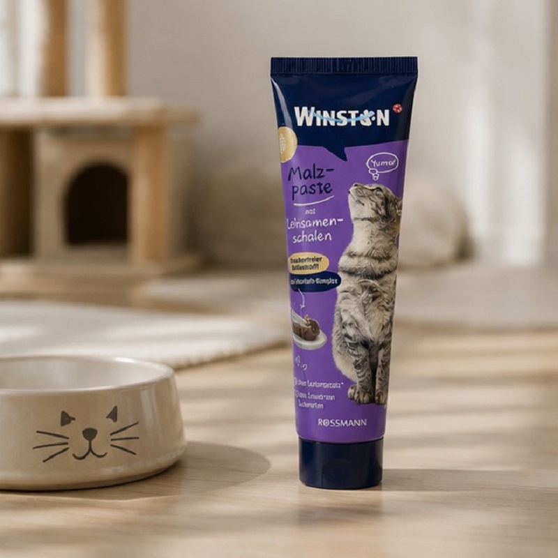 خمیر مالت بهبود عملکرد دستگاه گوارش گربه وینستون 118 گرم Winston Paste