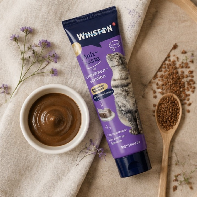 خمیر مالت بهبود عملکرد دستگاه گوارش گربه وینستون 118 گرم Winston Paste