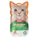 بستنی گربه بایولاین طعم مرغ 5 عددی Bioline Creamy