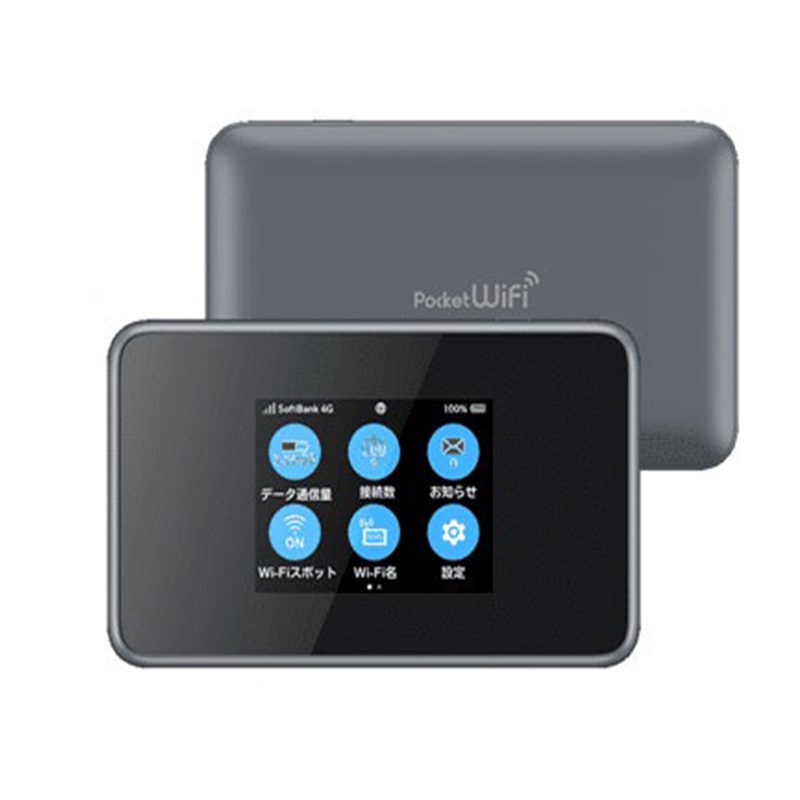 مودم 3G/4G/4.5G/TD-LTE قابل حمل زد تی ای مدل Pocket WiFi 802ZT به همراه سیم کارت مبین نت با بسته 100 گیگ شش ماهه