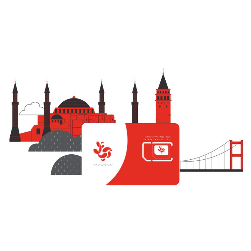 سیم کارت اینترنت اعتباری آپتل همراه با بسته 5 گیگ یک ماهه