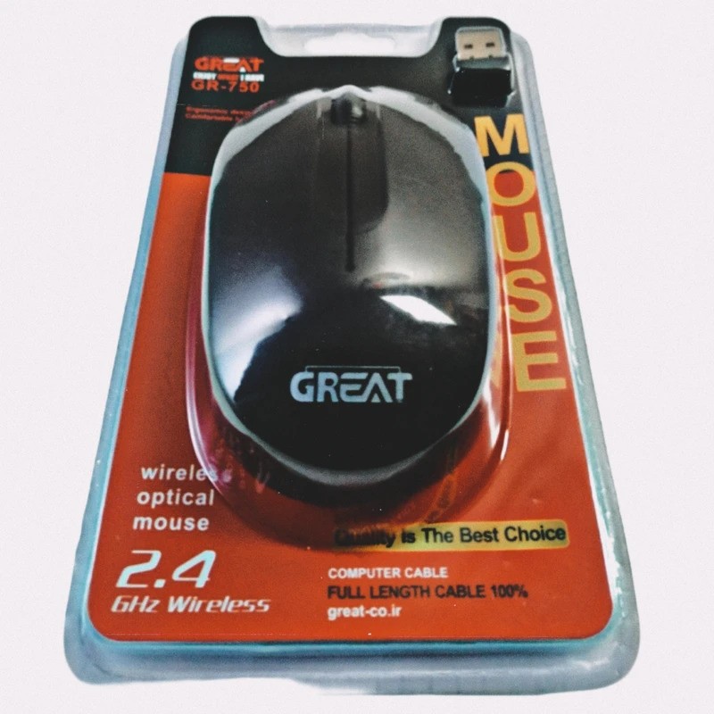 ماوس بی سیم گریت مدل Great GR-750