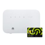 مودم 2G/3G/4G/4.5G/TD-LTE مبین نت مدل B612 به همراه سیم کارت مبین نت با بسته 200 گیگ یکساله