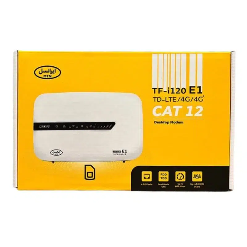 مودم 4G/TD-LTE ایرانسل مدل TF-i120 E1