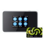 مودم 3G/4G/4.5G/TD-LTE قابل حمل زد تی ای مدل Pocket WiFi 802ZT به همراه سیم کارت مبین نت با بسته 200 گیگ یکساله