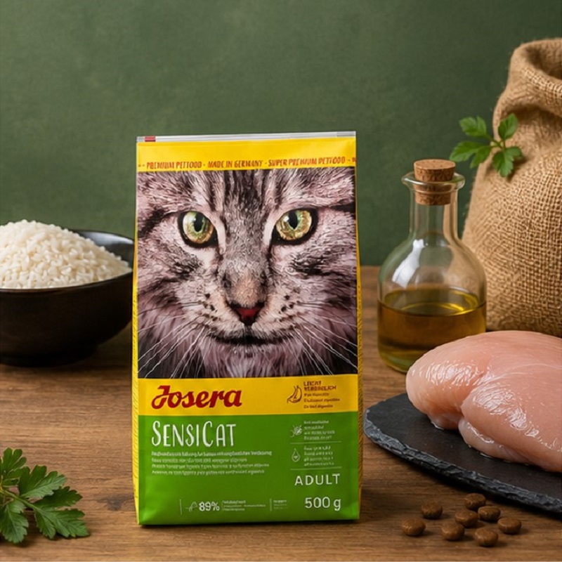 غذای خشک گربه بالغ جوسرا سنسی کت 500 گرم Josera sensicat