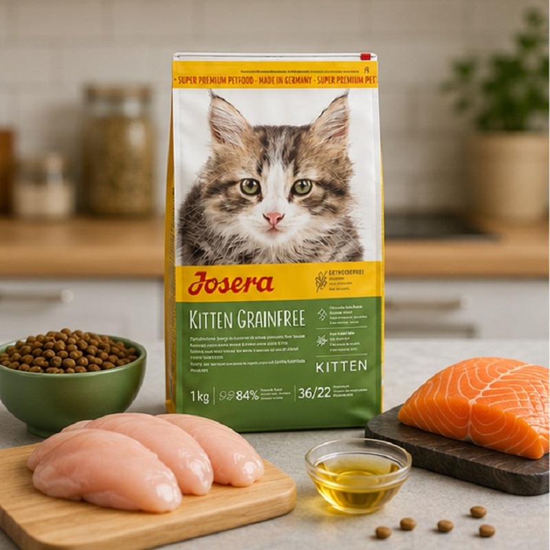 غذای خشک گربه کیتن گرین فری (بدون غلات) جوسرا 10 کیلوگرم Josera Kitten Grain Free