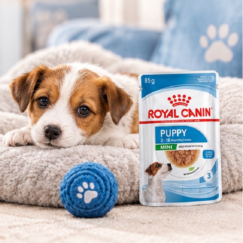 پوچ سگ مینی پاپی رویال کنین 85 گرم Royal Canin Food