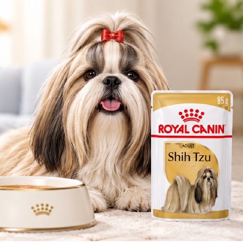 پوچ سگ شیتزو رویال کنین 85 گرم Royal Canin Pouch