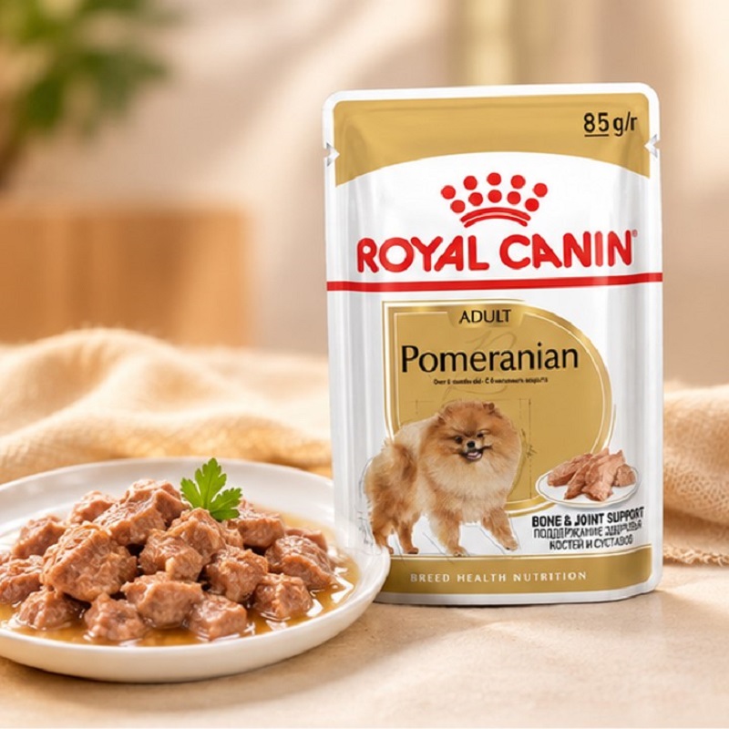 پوچ سگ پامرانین رویال کنین 85 گرم Royal Canin Pouch