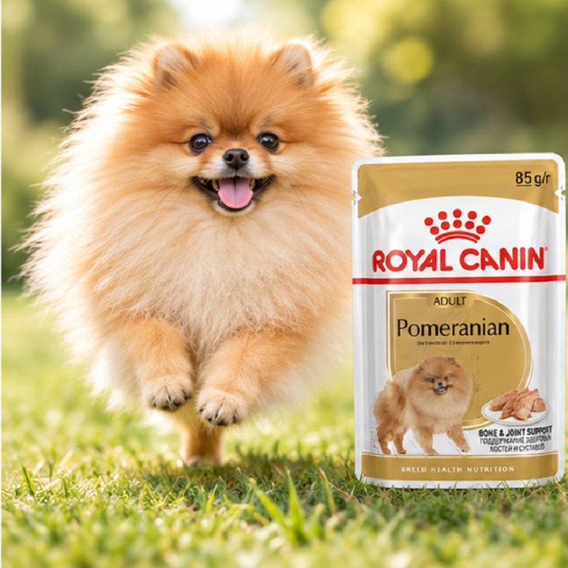 پوچ سگ پامرانین رویال کنین 85 گرم Royal Canin Pouch