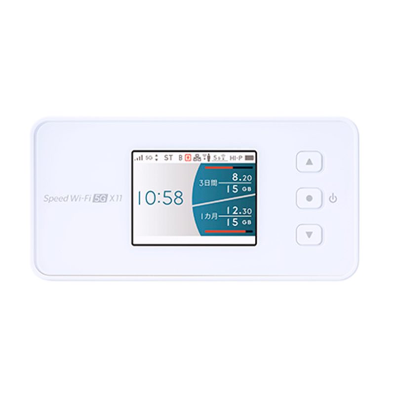 مودم روتر 4G/5G قابل حمل ان ای سی مدل Speed Wi-Fi 5G X11 به همراه سیم کارت آسیاتک 30 گیگ سه ماهه