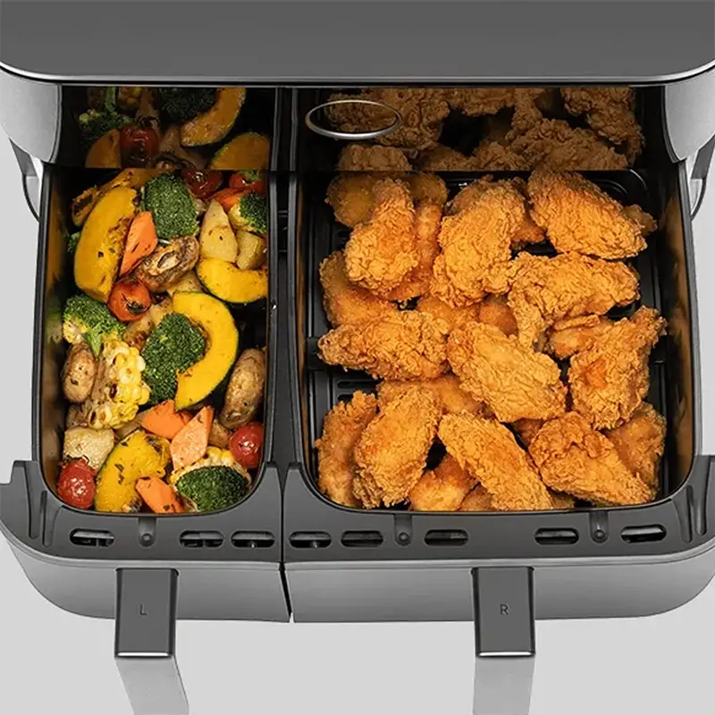هوا پز بدون روغن چند منظوره شیائومی مدل Xiaomi Dual Zone Air Fryer 10L MAF-D1001