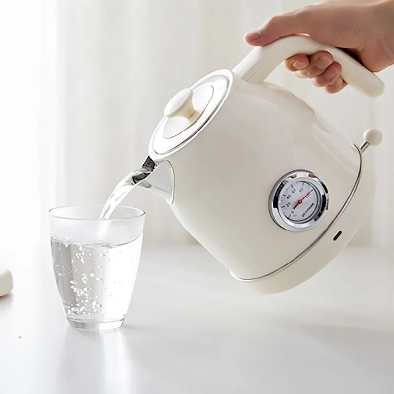 کتری برقی شیائومی QCOOKER Retro Electric Kettle Stainless Steel