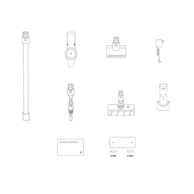 جارو شارژی شیائومی مدل XIAOMI MIJIA Wireless Vacuum Cleaner 2 dust Version B203CN
